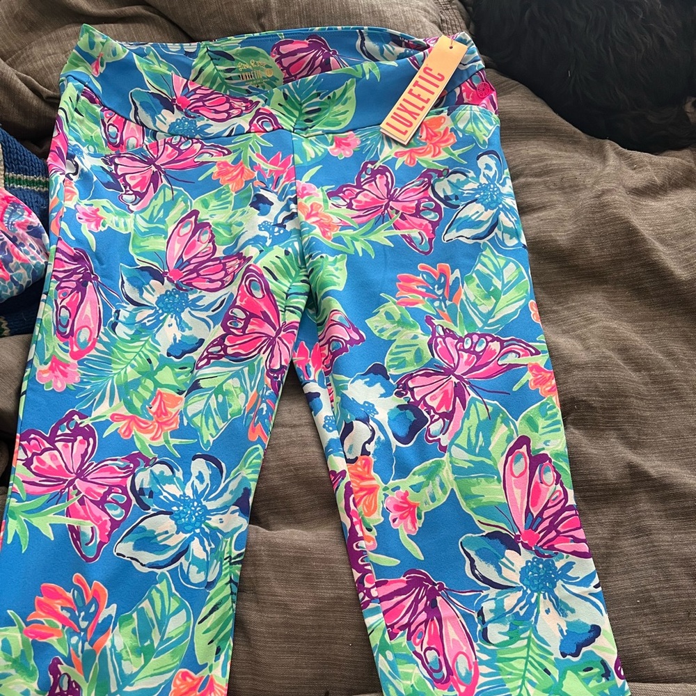 NWT Lilly Pulitzer Luxletic pants. Size 16